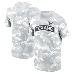 Houston Texans Men's Arctic Camo 2024 Salute To Service Performance T-Shirt