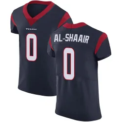 Houston Texans Men's Elite Navy Blue Team Color Vapor Untouchable Jersey (0 Azeez Al-Shaair)