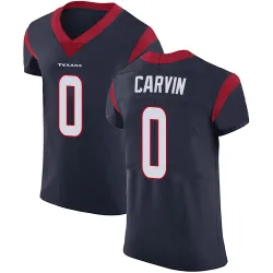 Houston Texans Men's Elite Navy Blue Team Color Vapor Untouchable Jersey (0 Jerome Carvin)
