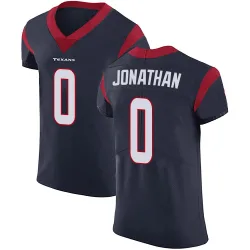 Houston Texans Men's Elite Navy Blue Team Color Vapor Untouchable Jersey (0 Kingsley Jonathan)