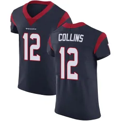 Houston Texans Men's Elite Navy Blue Team Color Vapor Untouchable Jersey (12 Nico Collins)