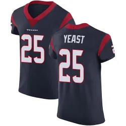Houston Texans Men's Elite Navy Blue Team Color Vapor Untouchable Jersey (25 Russ Yeast)