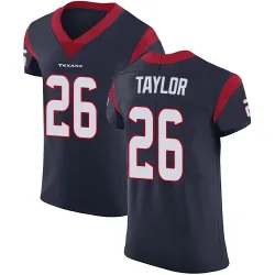 Houston Texans Men's Elite Navy Blue Team Color Vapor Untouchable Jersey (26 J.J. Taylor)