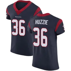 Houston Texans Men's Elite Navy Blue Team Color Vapor Untouchable Jersey (36 Alijah Huzzie)