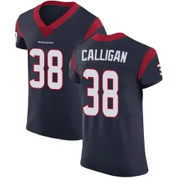 Houston Texans Men's Elite Navy Blue Team Color Vapor Untouchable Jersey (38 Keydrain Calligan)