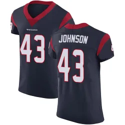 Houston Texans Men's Elite Navy Blue Team Color Vapor Untouchable Jersey (43 Jakob Johnson)
