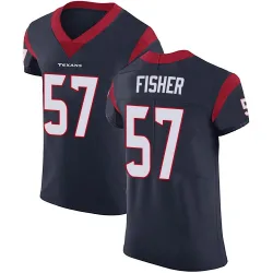 Houston Texans Men's Elite Navy Blue Team Color Vapor Untouchable Jersey (57 Blake Fisher)