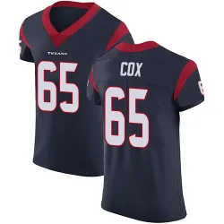 Houston Texans Men's Elite Navy Blue Team Color Vapor Untouchable Jersey (65 Eli Cox)