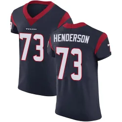 Houston Texans Men's Elite Navy Blue Team Color Vapor Untouchable Jersey (73 LaDarius Henderson)