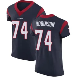 Houston Texans Men's Elite Navy Blue Team Color Vapor Untouchable Jersey (74 Cam Robinson)