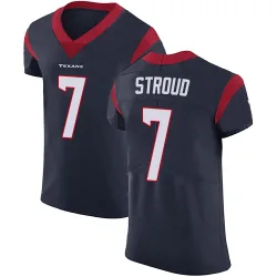 Houston Texans Men's Elite Navy Blue Team Color Vapor Untouchable Jersey (7 C.J. Stroud)