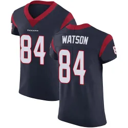 Houston Texans Men's Elite Navy Blue Team Color Vapor Untouchable Jersey (84 Justin Watson)