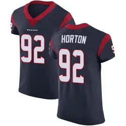 Houston Texans Men's Elite Navy Blue Team Color Vapor Untouchable Jersey (92 Dylan Horton)