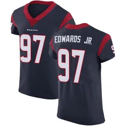 Houston Texans Men's Elite Navy Blue Team Color Vapor Untouchable Jersey (97 Mario Edwards Jr.)