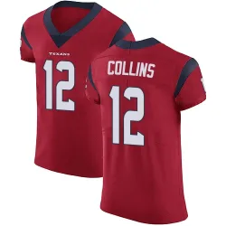Houston Texans Men's Elite Red Alternate Vapor Untouchable Jersey (12 Nico Collins)