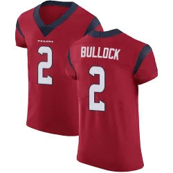 Houston Texans Men's Elite Red Alternate Vapor Untouchable Jersey (2 Calen Bullock)
