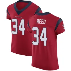 Houston Texans Men's Elite Red Alternate Vapor Untouchable Jersey (34 Jaylen Reed)
