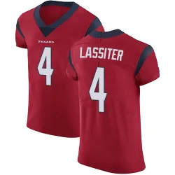 Houston Texans Men's Elite Red Alternate Vapor Untouchable Jersey (4 Kamari Lassiter)