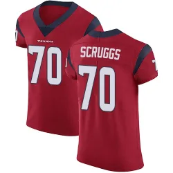 Houston Texans Men's Elite Red Alternate Vapor Untouchable Jersey (70 Juice Scruggs)