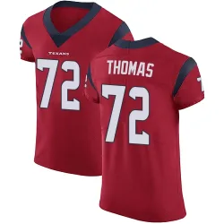 Houston Texans Men's Elite Red Alternate Vapor Untouchable Jersey (72 Jaylon Thomas)