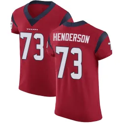 Houston Texans Men's Elite Red Alternate Vapor Untouchable Jersey (73 LaDarius Henderson)