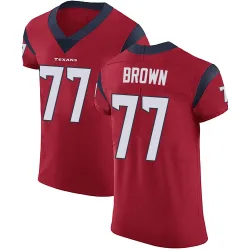 Houston Texans Men's Elite Red Alternate Vapor Untouchable Jersey (77 Trent Brown)