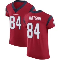 Houston Texans Men's Elite Red Alternate Vapor Untouchable Jersey (84 Justin Watson)