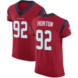 Houston Texans Men's Elite Red Alternate Vapor Untouchable Jersey (92 Dylan Horton)