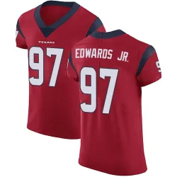 Houston Texans Men's Elite Red Alternate Vapor Untouchable Jersey (97 Mario Edwards Jr.)