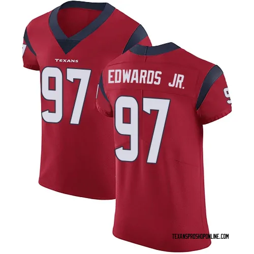 Houston Texans Men's Elite Red Alternate Vapor Untouchable Jersey (97 Mario Edwards Jr.)
