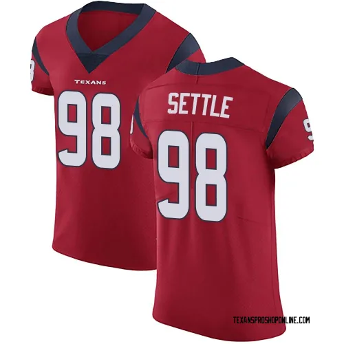 Houston Texans Men's Elite Red Alternate Vapor Untouchable Jersey (98 Tim Settle Jr.)