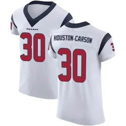 Houston Texans Men's Elite White DeAndre -Carson Vapor Untouchable Jersey (30 DeAndre Houston-Carson)