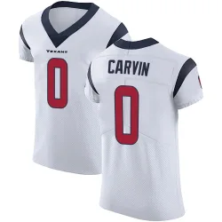 Houston Texans Men's Elite White Vapor Untouchable Jersey (0 Jerome Carvin)
