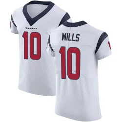 Houston Texans Men's Elite White Vapor Untouchable Jersey (10 Davis Mills)