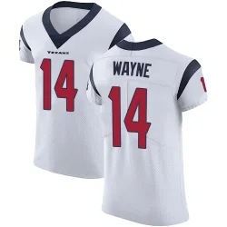 Houston Texans Men's Elite White Vapor Untouchable Jersey (14 Jared Wayne)