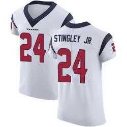 Houston Texans Men's Elite White Vapor Untouchable Jersey (24 Derek Stingley Jr.)