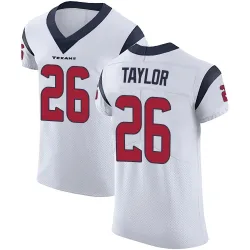 Houston Texans Men's Elite White Vapor Untouchable Jersey (26 J.J. Taylor)
