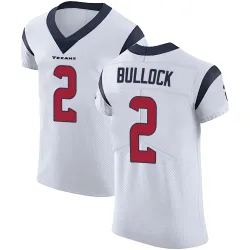 Houston Texans Men's Elite White Vapor Untouchable Jersey (2 Calen Bullock)