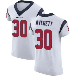 Houston Texans Men's Elite White Vapor Untouchable Jersey (30 Anthony Averett)