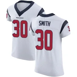 Houston Texans Men's Elite White Vapor Untouchable Jersey (30 Jaylin Smith)