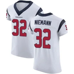 Houston Texans Men's Elite White Vapor Untouchable Jersey (32 Nick Niemann)