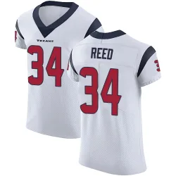 Houston Texans Men's Elite White Vapor Untouchable Jersey (34 Jaylen Reed)