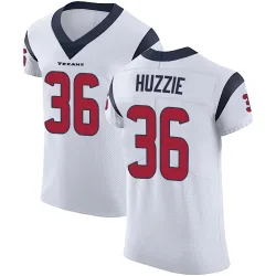 Houston Texans Men's Elite White Vapor Untouchable Jersey (36 Alijah Huzzie)