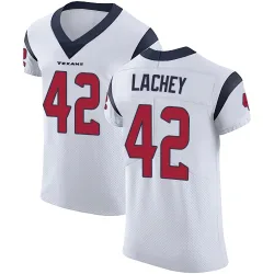 Houston Texans Men's Elite White Vapor Untouchable Jersey (42 Luke Lachey)