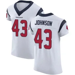 Houston Texans Men's Elite White Vapor Untouchable Jersey (43 Jakob Johnson)