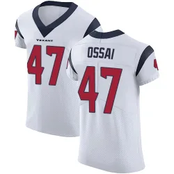 Houston Texans Men's Elite White Vapor Untouchable Jersey (47 K.C. Ossai)