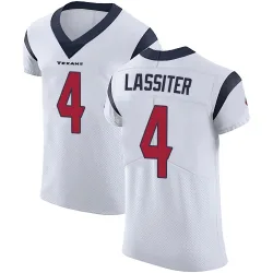 Houston Texans Men's Elite White Vapor Untouchable Jersey (4 Kamari Lassiter)