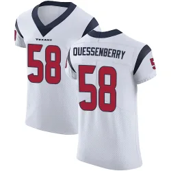 Houston Texans Men's Elite White Vapor Untouchable Jersey (58 Scott Quessenberry)
