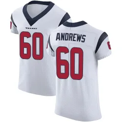 Houston Texans Men's Elite White Vapor Untouchable Jersey (60 Jake Andrews)