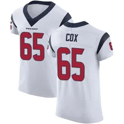 Houston Texans Men's Elite White Vapor Untouchable Jersey (65 Eli Cox)